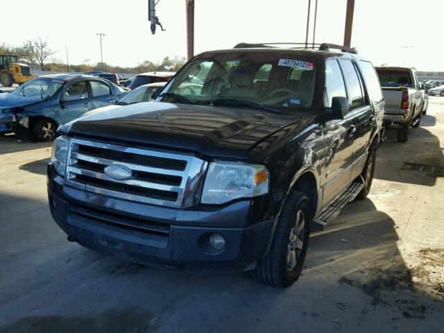 1FMFU16527LA48997 - 2007 FORD EXPEDITION BLACK photo 2