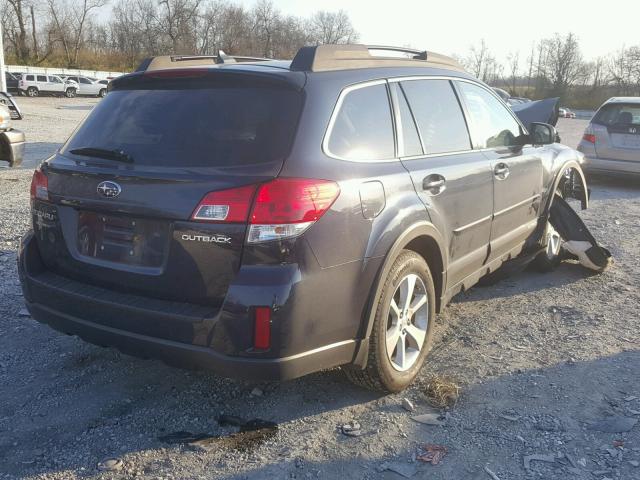 4S4BRCKCXD3285443 - 2013 SUBARU OUTBACK 2. BLUE photo 4