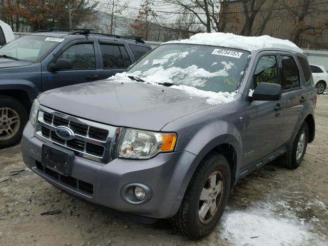 1FMCU93188KC19200 - 2008 FORD ESCAPE XLT GRAY photo 2