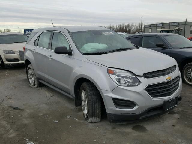 2GNFLEEK1G6268394 - 2016 CHEVROLET EQUINOX LS SILVER photo 1