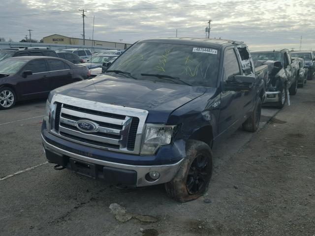 1FTEW1E86AFB33756 - 2010 FORD F150 SUPER BLUE photo 2