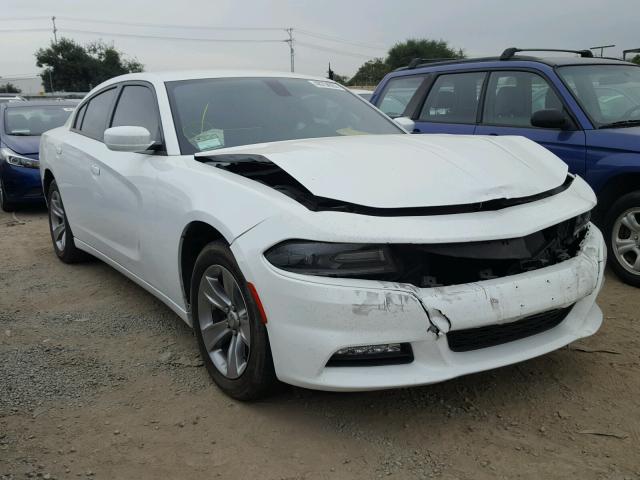 2C3CDXHG6GH158977 - 2016 DODGE CHARGER SX WHITE photo 1