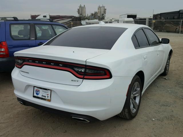 2C3CDXHG6GH158977 - 2016 DODGE CHARGER SX WHITE photo 4