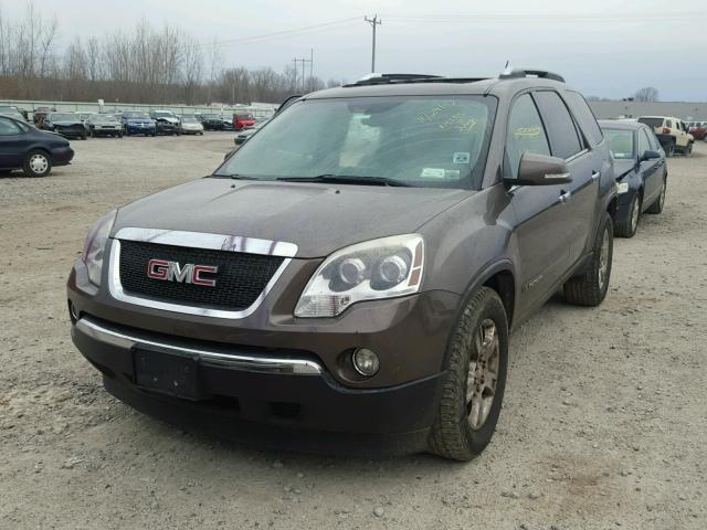 1GKEV237X8J145178 - 2008 GMC ACADIA SLT BROWN photo 2