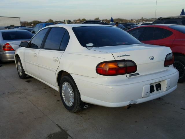 1G1ND52J1Y6326419 - 2000 CHEVROLET MALIBU WHITE photo 3