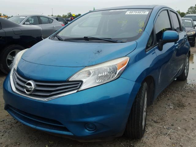 3N1CE2CP8EL388160 - 2014 NISSAN VERSA NOTE TURQUOISE photo 2