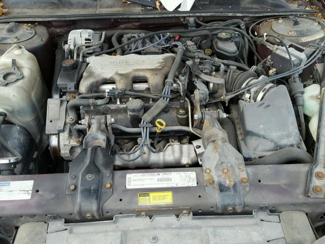 2G1WL52M1W9170521 - 1998 CHEVROLET LUMINA BAS 勃艮第红 照片 7