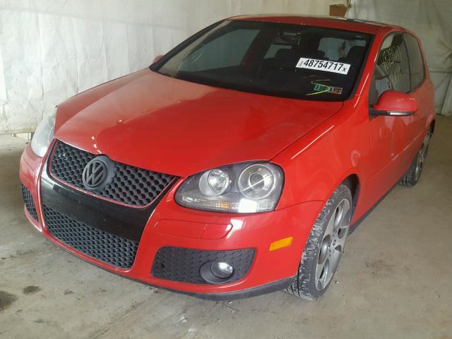 WVWFV71K36W078122 - 2006 VOLKSWAGEN NEW GTI RED photo 2