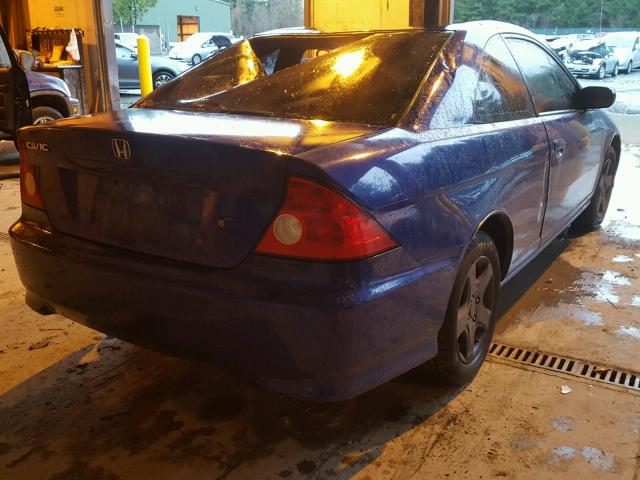 1HGEM22954L023569 - 2004 HONDA CIVIC EX BLUE photo 4