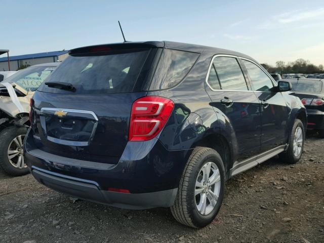 2GNALBEK1H1601698 - 2017 CHEVROLET EQUINOX LS BLUE photo 4