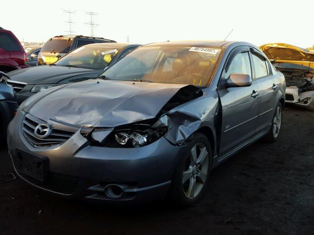 JM1BK323361482896 - 2006 MAZDA 3 S SILVER photo 2