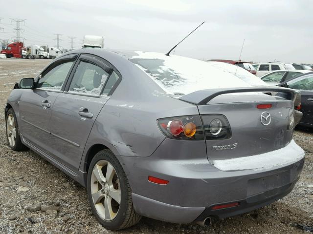 JM1BK323361482896 - 2006 MAZDA 3 S SILVER photo 3