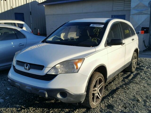 JHLRE38327C011022 - 2007 HONDA CR-V LX WHITE photo 2