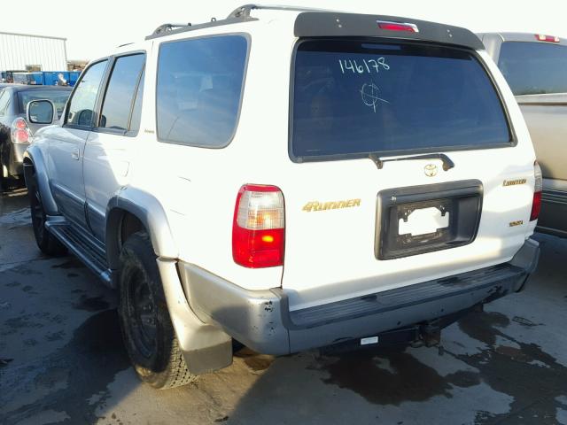 JT3GN87R8Y0146178 - 2000 TOYOTA 4RUNNER LI WHITE photo 3