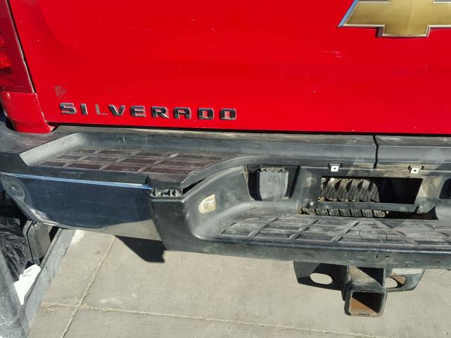 1GC1KXCG0BF215250 - 2011 CHEVROLET SILVERADO RED photo 9