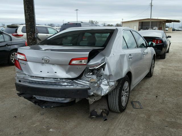 4T4BF1FK4ER348293 - 2014 TOYOTA CAMRY L SILVER photo 4