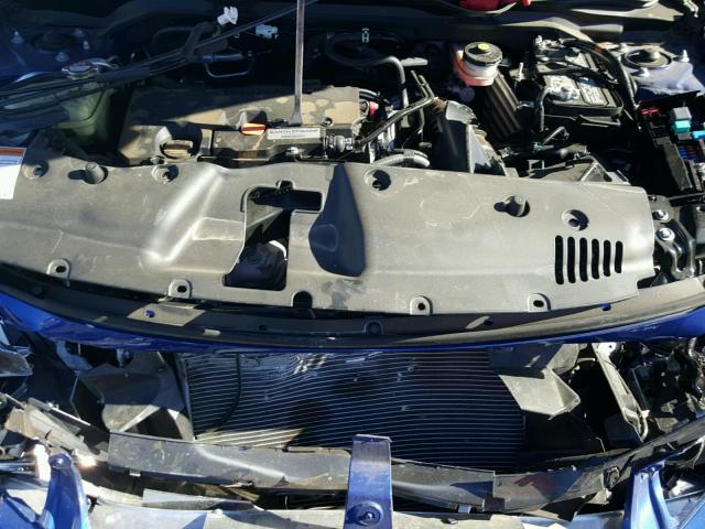 2HGFC2F73HH535804 - 2017 HONDA CIVIC EX ლურჯი ფოტო 7