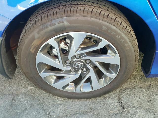 2HGFC2F73HH535804 - 2017 HONDA CIVIC EX ლურჯი ფოტო 9