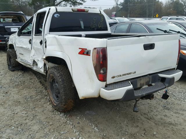 1GCDT136758256563 - 2005 CHEVROLET COLORADO WHITE photo 3