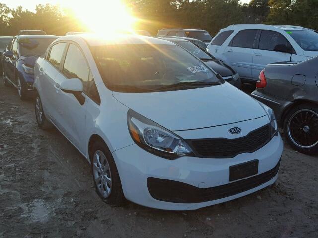 KNADM4A30C6094045 - 2012 KIA RIO LX WHITE photo 1