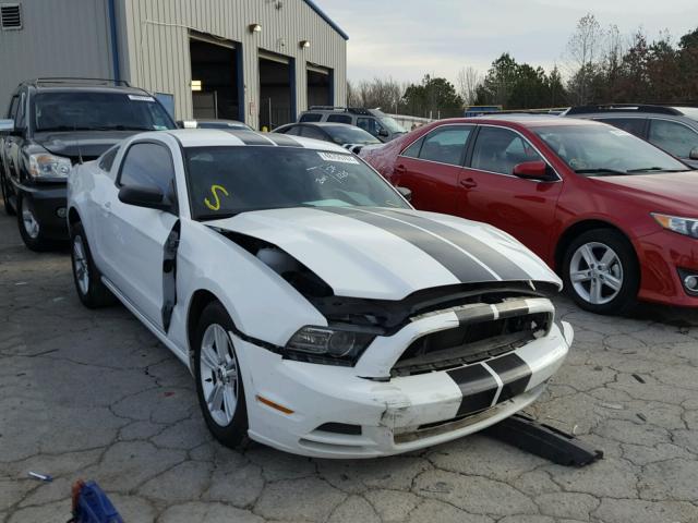 1ZVBP8AM0E5264816 - 2014 FORD MUSTANG WHITE photo 1