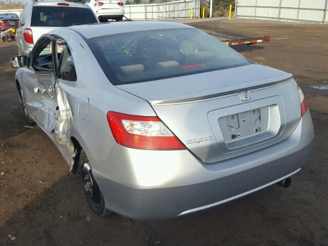 2HGFG11847H508043 - 2007 HONDA CIVIC EX SILVER photo 3