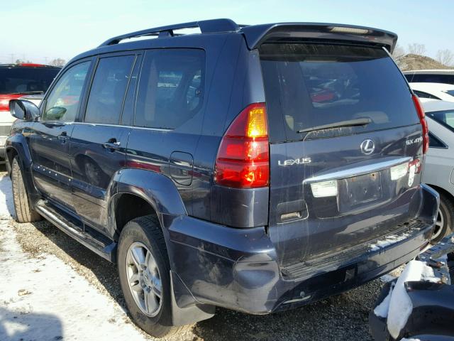 JTJBT20X630023535 - 2003 LEXUS GX 470 BLUE photo 3