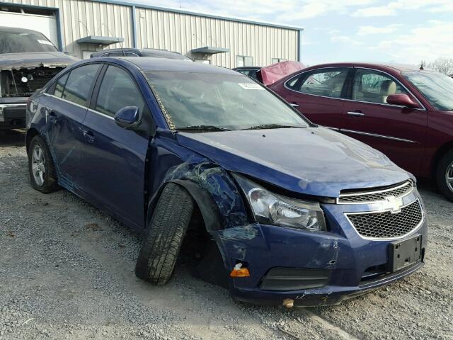 1G1PF5SC6C7259243 - 2012 CHEVROLET CRUZE LT BLUE photo 1