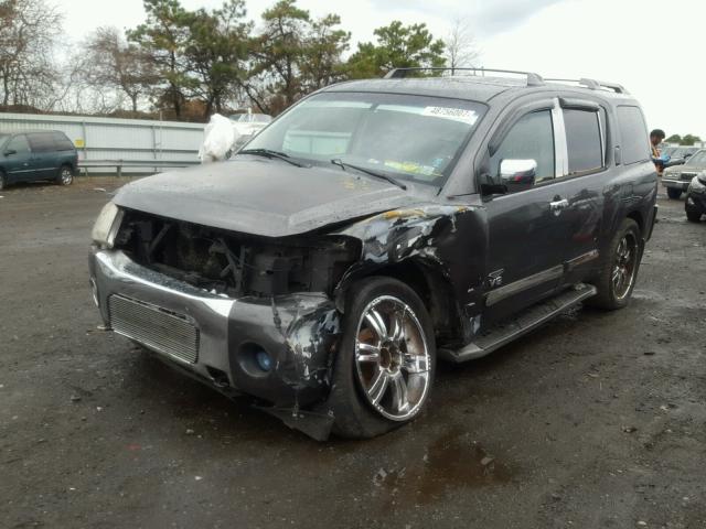 5N1AA08B35N735214 - 2005 NISSAN ARMADA SE GRAY photo 2