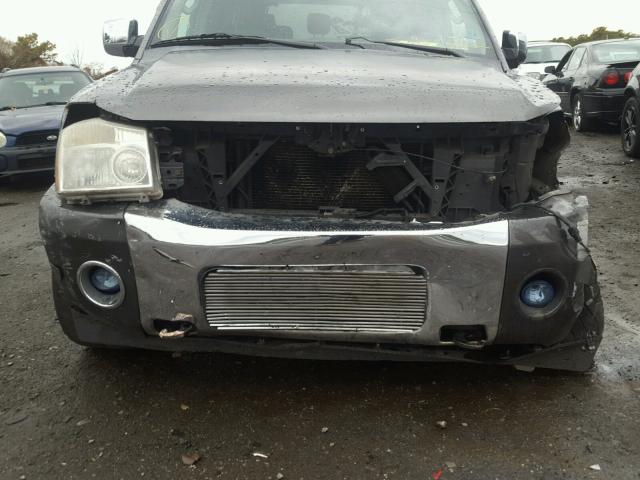 5N1AA08B35N735214 - 2005 NISSAN ARMADA SE GRAY photo 7