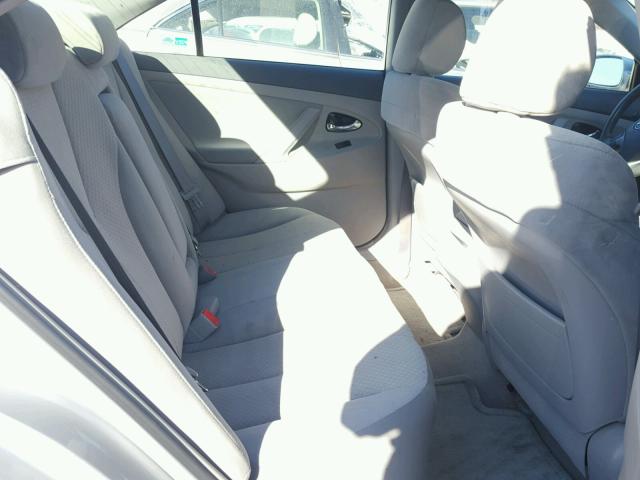 4T1BE46K59U263306 - 2009 TOYOTA CAMRY BASE SILVER photo 6