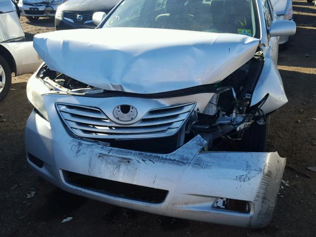 4T1BE46K59U263306 - 2009 TOYOTA CAMRY BASE SILVER photo 9