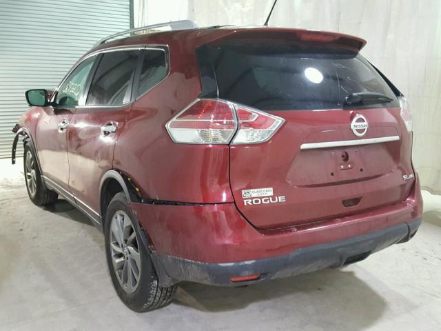 5N1AT2MV6FC827503 - 2015 NISSAN ROGUE S RED photo 3