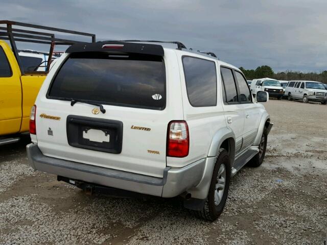 JT3HN87R510342427 - 2001 TOYOTA 4RUNNER LI WHITE photo 4