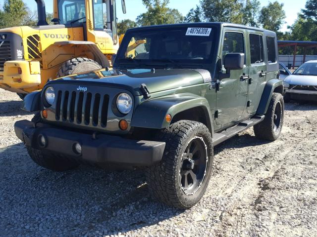 1J4GA59167L212103 - 2007 JEEP WRANGLER S Yaşıl foto 2