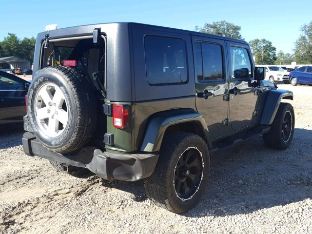 1J4GA59167L212103 - 2007 JEEP WRANGLER S Yaşıl foto 4