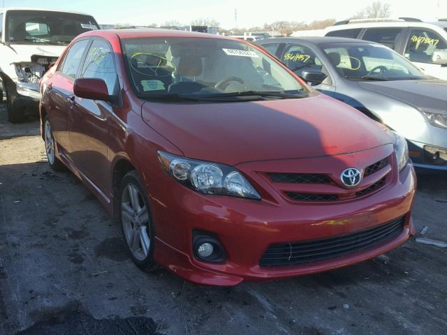 2T1BU4EE2DC938148 - 2013 TOYOTA COROLLA BA RED photo 1