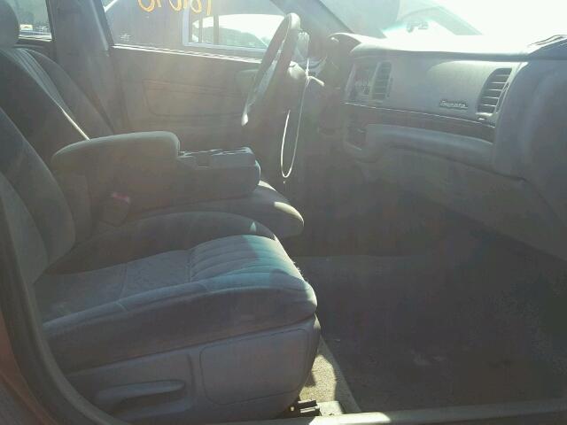 2G1WF55E119289643 - 2001 CHEVROLET IMPALA BURGUNDY photo 5