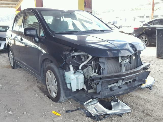 3N1BC1AP5AL361121 - 2010 NISSAN VERSA S BLACK photo 1