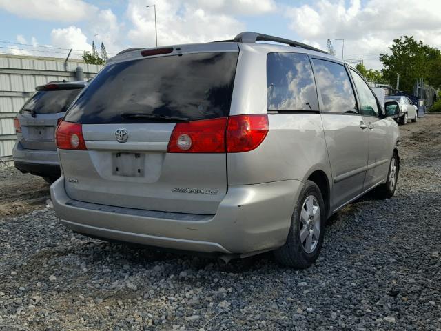 5TDZA22C46S584321 - 2006 TOYOTA SIENNA XLE BEIGE photo 4