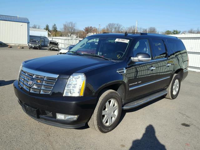 1GYS4GEF7CR263423 - 2012 CADILLAC ESCALADE E BLACK photo 2
