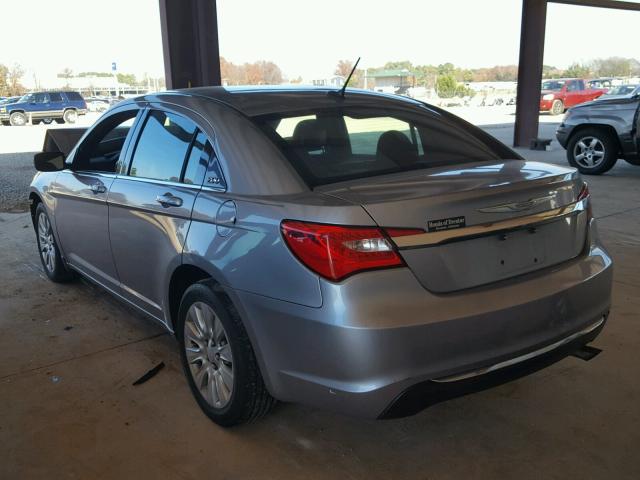 1C3CCBAB4DN735903 - 2013 CHRYSLER 200 LX SILVER photo 3