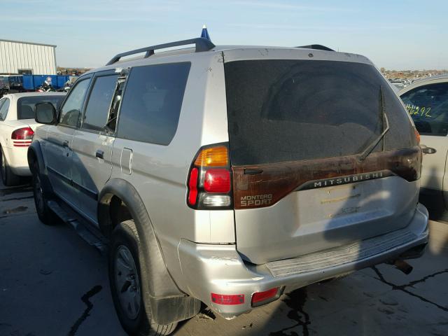 JA4MT21H43J035044 - 2003 MITSUBISHI MONTERO SP SILVER photo 3