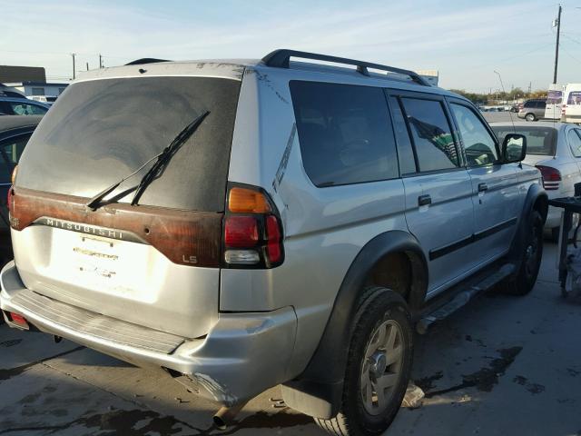 JA4MT21H43J035044 - 2003 MITSUBISHI MONTERO SP SILVER photo 4