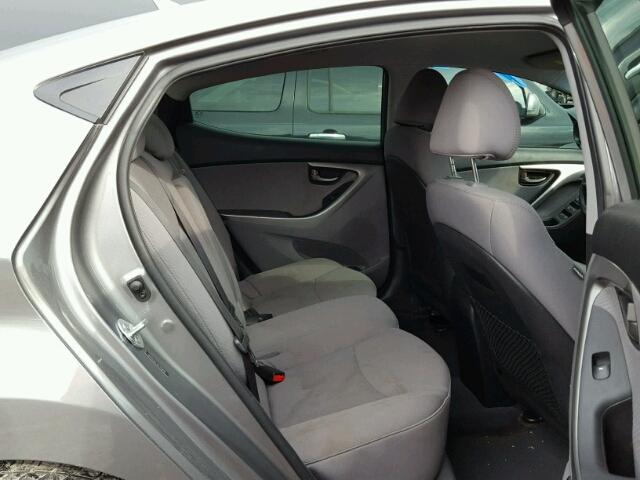 5NPDH4AE1DH348846 - 2013 HYUNDAI ELANTRA GL GRAY photo 6