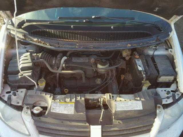 2D4GP44L35R565445 - 2005 DODGE GRAND CARA WHITE photo 7