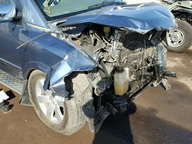 5N1AA0ND4AN604857 - 2010 NISSAN ARMADA SE BLUE photo 9