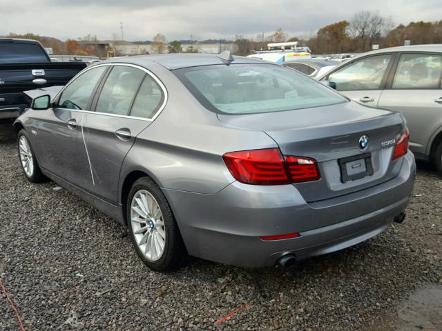 WBAFR7C54CC811686 - 2012 BMW 535 I GRAY photo 3