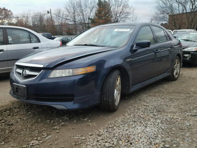 19UUA65535A032692 - 2005 ACURA TL BLUE photo 2