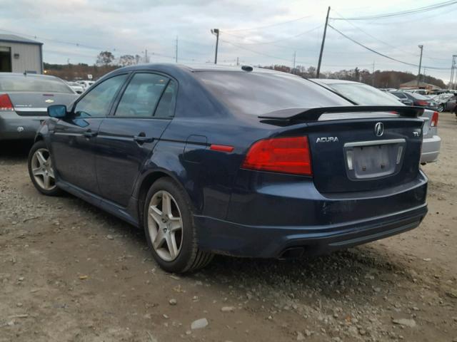 19UUA65535A032692 - 2005 ACURA TL BLUE photo 3